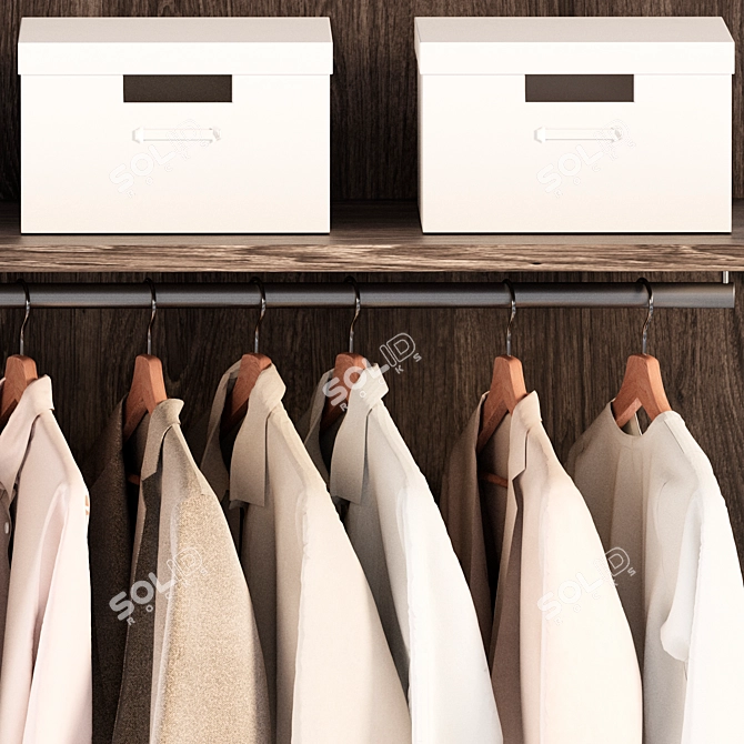 15-Piece Wardrobe & Decor Set 3D model image 4