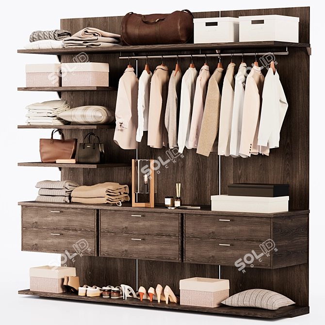 15-Piece Wardrobe & Decor Set 3D model image 5