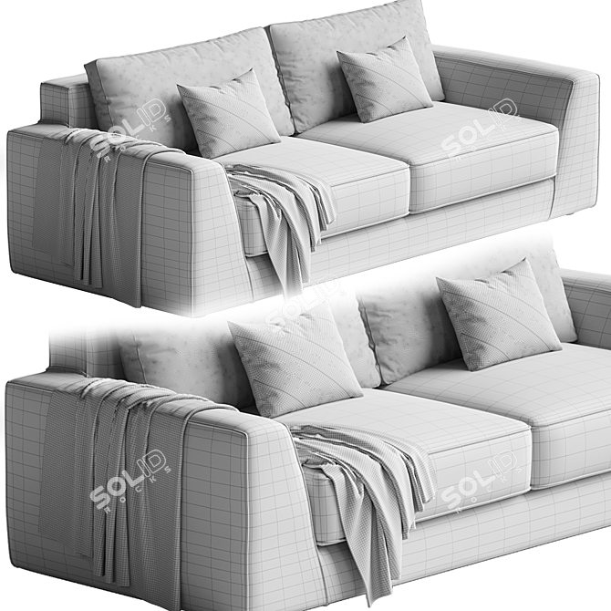 Modular Sofa Celine by Alberta Salotti 3D model image 3