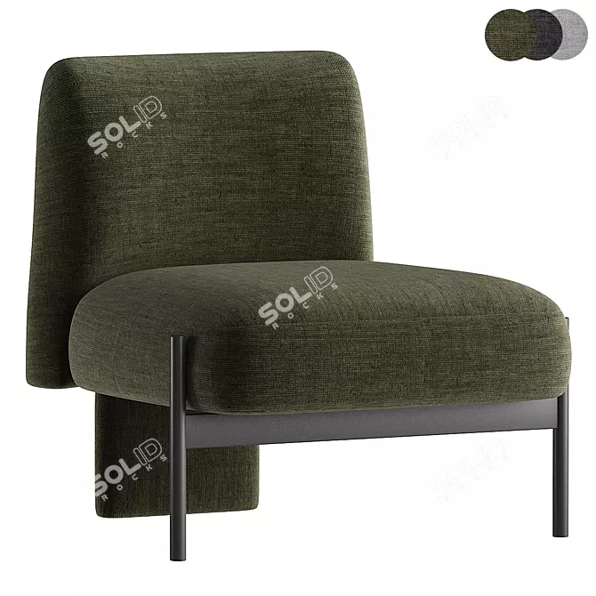 Contemporary Style VIRGIN Chair Model 3D model image 1