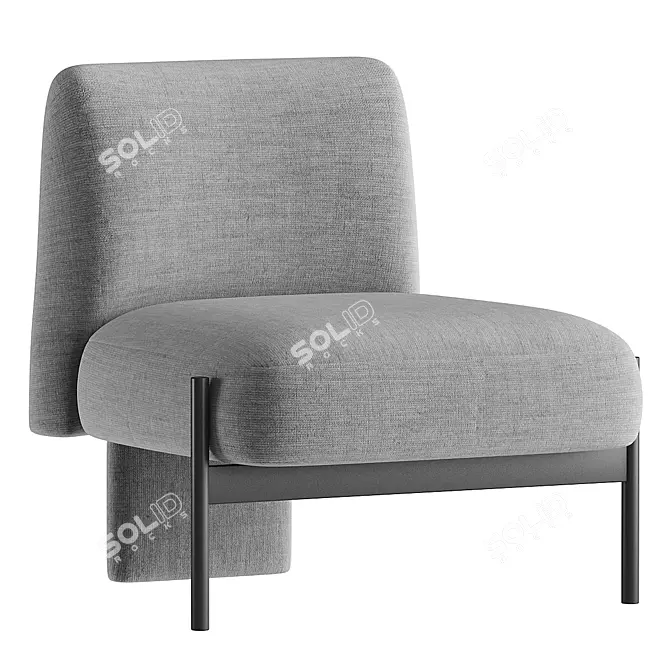 Contemporary Style VIRGIN Chair Model 3D model image 3