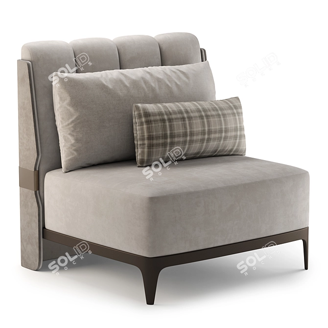 Modern Luxury Armchair PR.760 3D model image 1