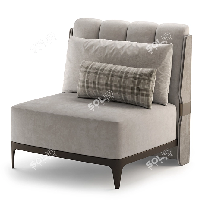 Modern Luxury Armchair PR.760 3D model image 2