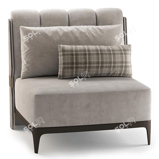 Modern Luxury Armchair PR.760 3D model image 3