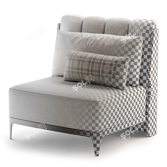 Modern Luxury Armchair PR.760 3D model image 5