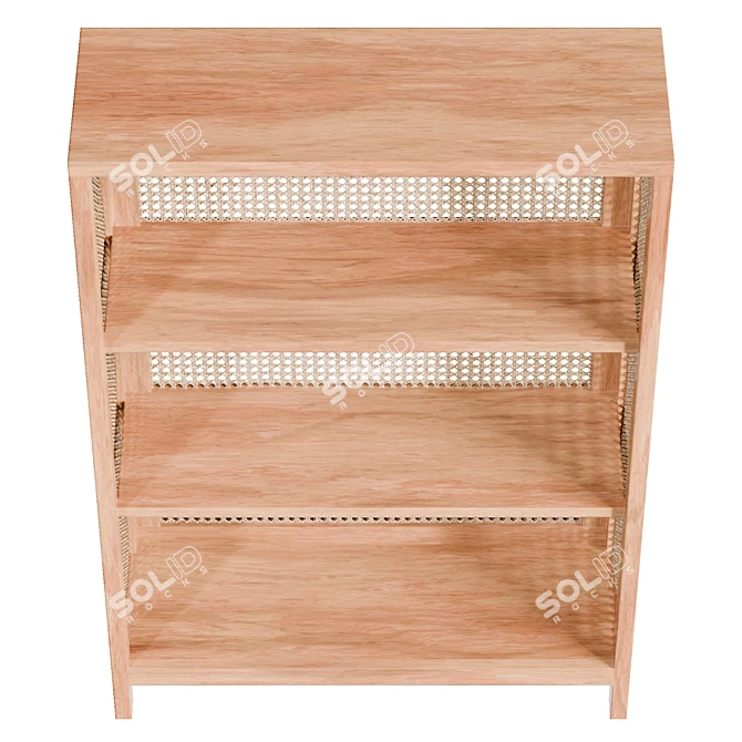 Natural Pendant Light with Shiitake Texture 3D model image 3