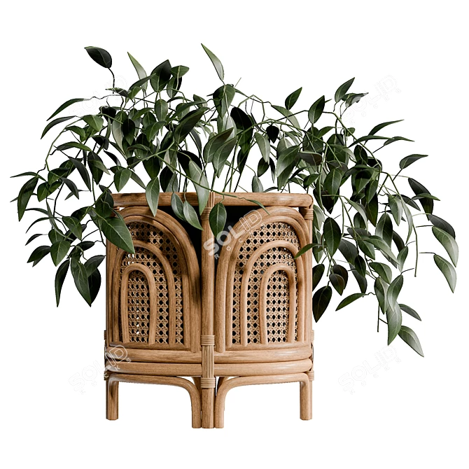 Rainbow Planter With UV Unwrap 3D model image 4