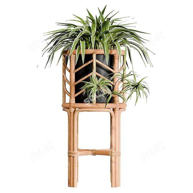 Large Planter with UV Unwrap 3D model image 2