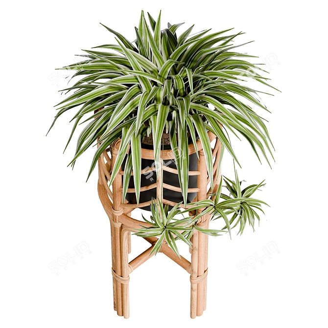 Large Planter with UV Unwrap 3D model image 3