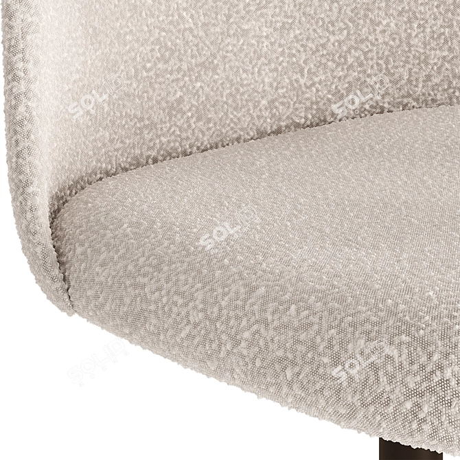 Fayette Cloud Fabric Office Chair 3D model image 2