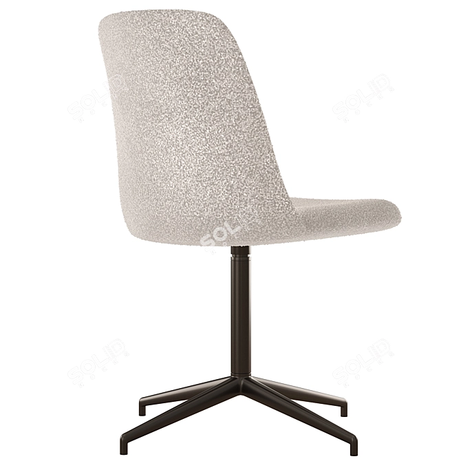 Fayette Cloud Fabric Office Chair 3D model image 4