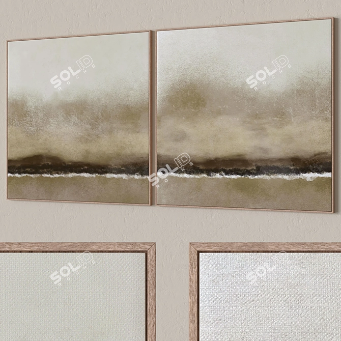 Premium Wall Paintings Set 2941 3D model image 3