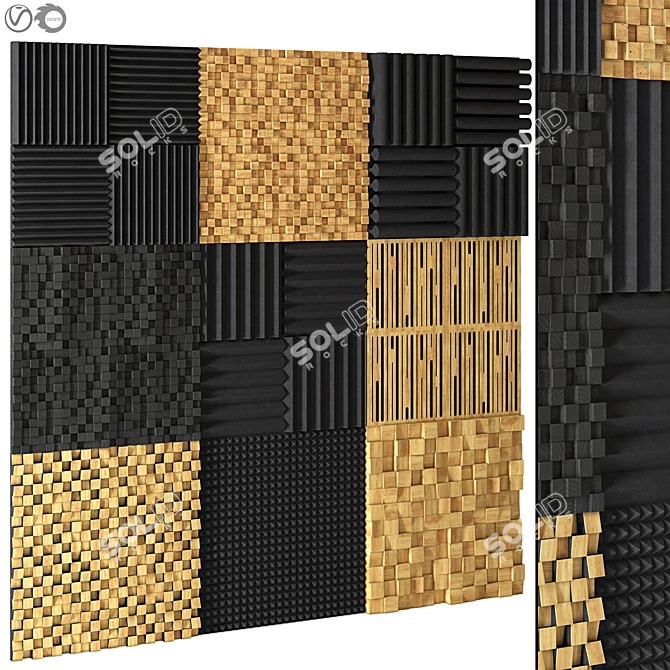 Soundproof Collection: Studio Acoustics 3D model image 1