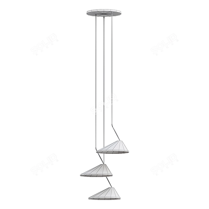 Bover Non Pendant Light 3D model image 2