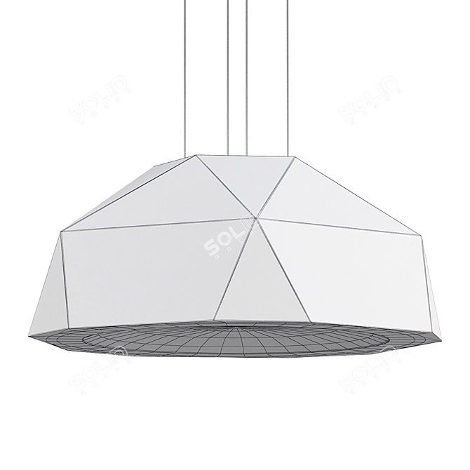 ImperiumLoft BROBY D40 Gray Pendant 3D model image 3