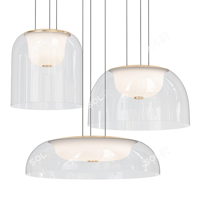 ImperiumLoft Pendant Light Fixture 3D model image 1