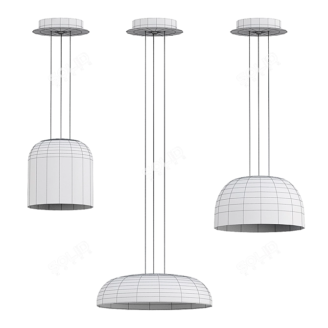 ImperiumLoft Pendant Light Fixture 3D model image 5