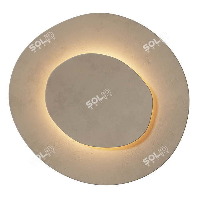 Elegant Silk 20 Wall Light 3D model image 1