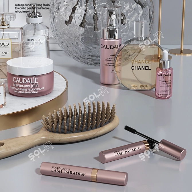  Elegant Decorative Table Set 3D model image 6