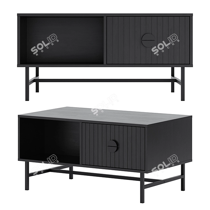 Sweeek Bazalt Coffee Table 3D model image 1