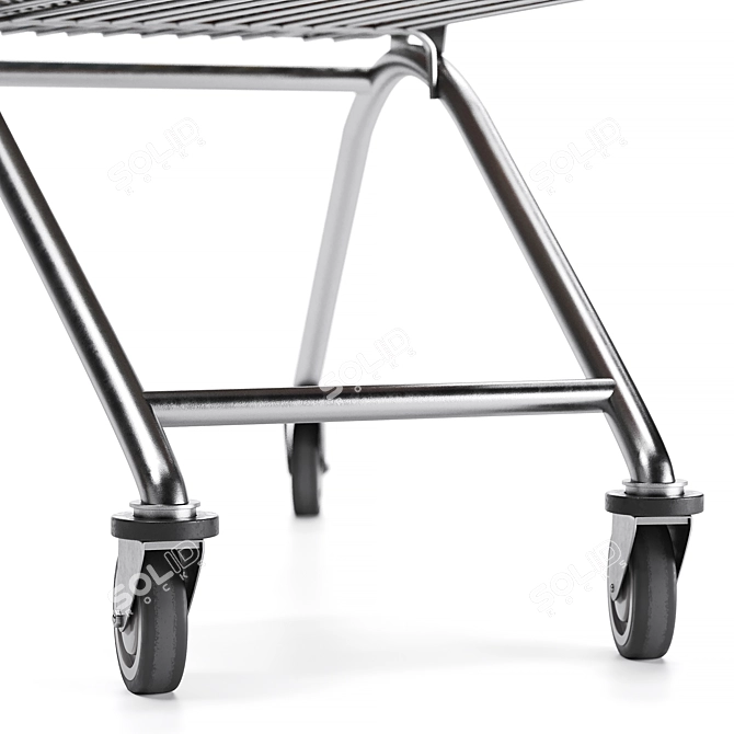 Supermarket Cart Model Renderings 3D model image 4