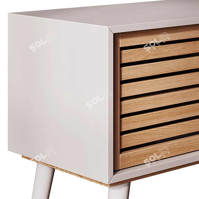 Modern Sideboard Set for 3D 3D model image 4