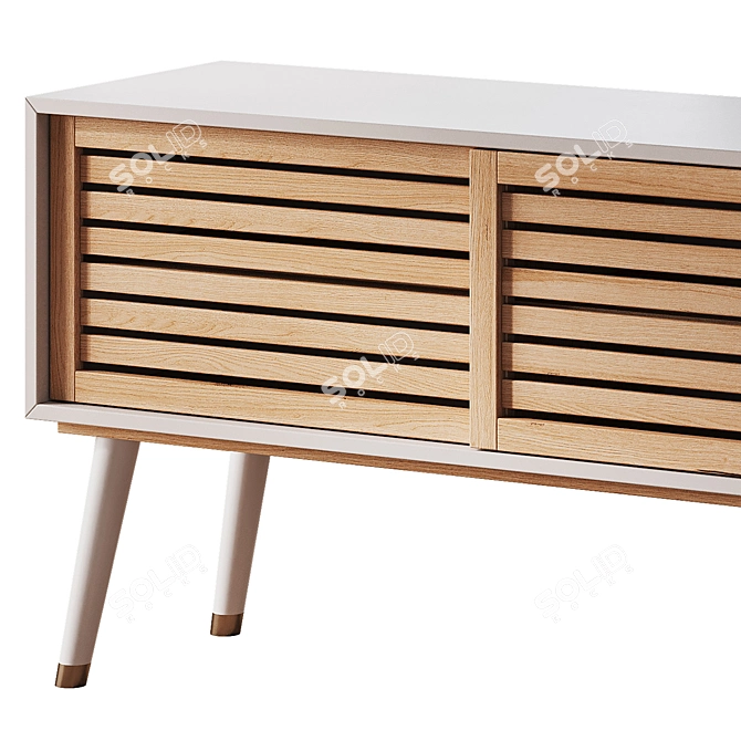 Modern Sideboard Set for 3D 3D model image 5