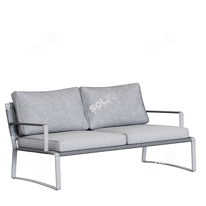 Outdoor Sofa Phoenix Molteni C 3D model image 3