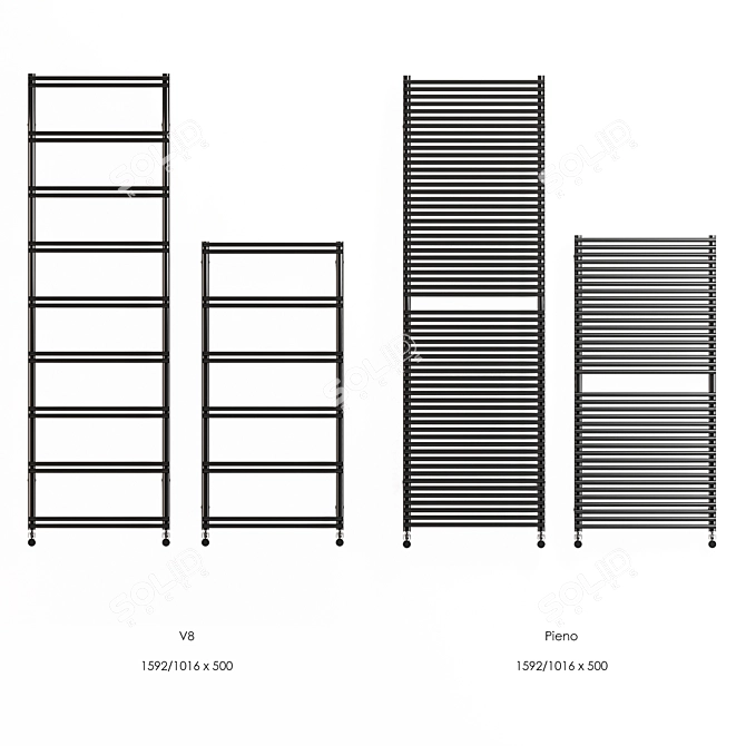 Antrax Towel Warmers Collection 3D model image 5