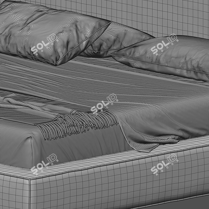 Eldridge Bed 3D Model Rendered 3D model image 3