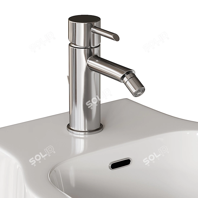 Essence-C Ceramic Bathroom Fixtures 3D model image 4