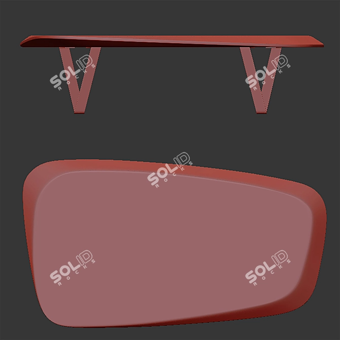 Modernica Riptide Coffee Table 3D model image 5