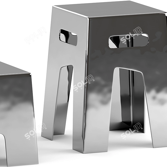 Inout Side Table Duo Options 3D model image 2