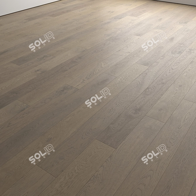 Wood Floor Set, 5 Masonry Styles 3D model image 4