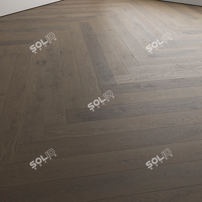 Wood Floor Set, 5 Masonry Styles 3D model image 5