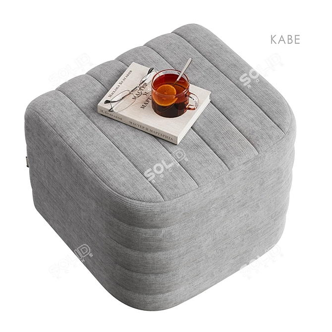 Kave Pouf 3D Model Multicolor 3D model image 3