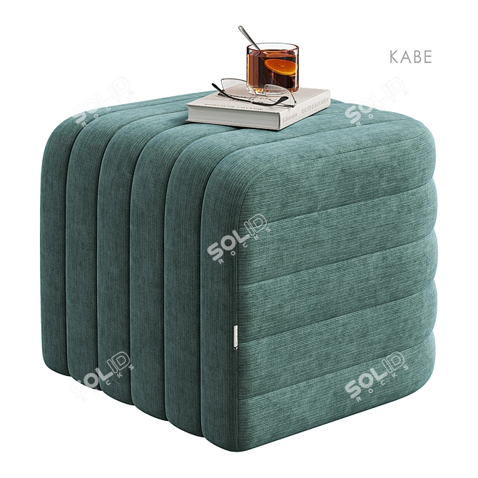 Kave Pouf 3D Model Multicolor 3D model image 5