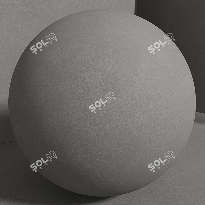Seamless Concrete Material Set 3D model image 2