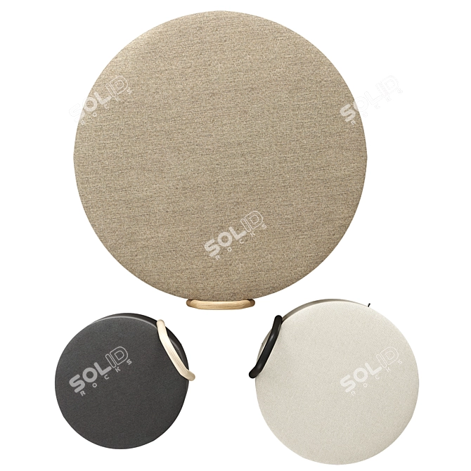 Amstelle Pouf from SWEDESE 3D model image 3