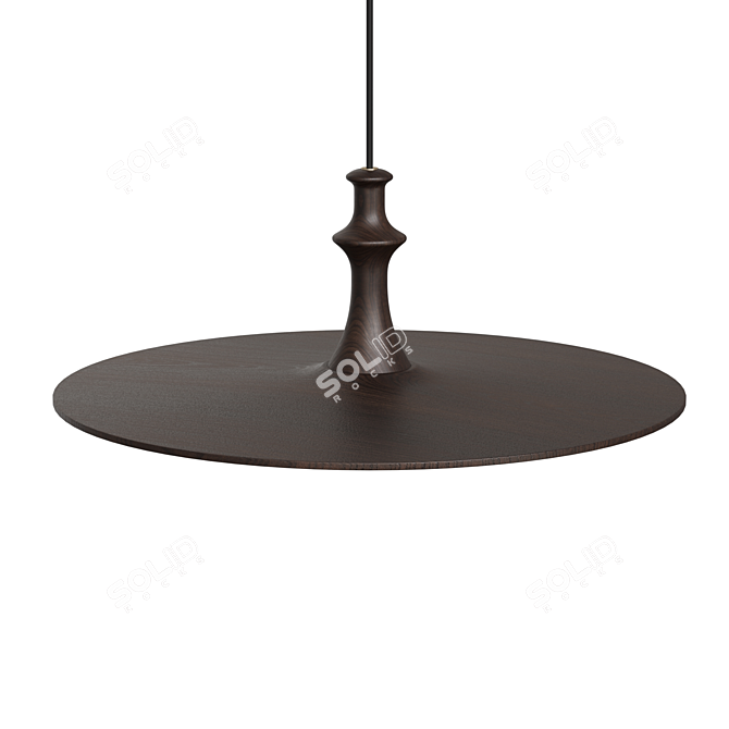 Exquisite Wooden Lamp Collection 3D model image 2