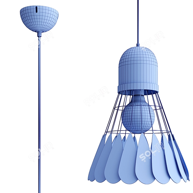 Modern Nordic Art Deco Light 3D model image 6