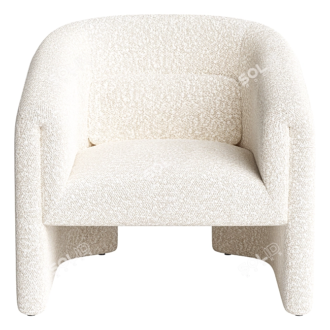 Modern Mayview Armchair in 2017 3D model image 2