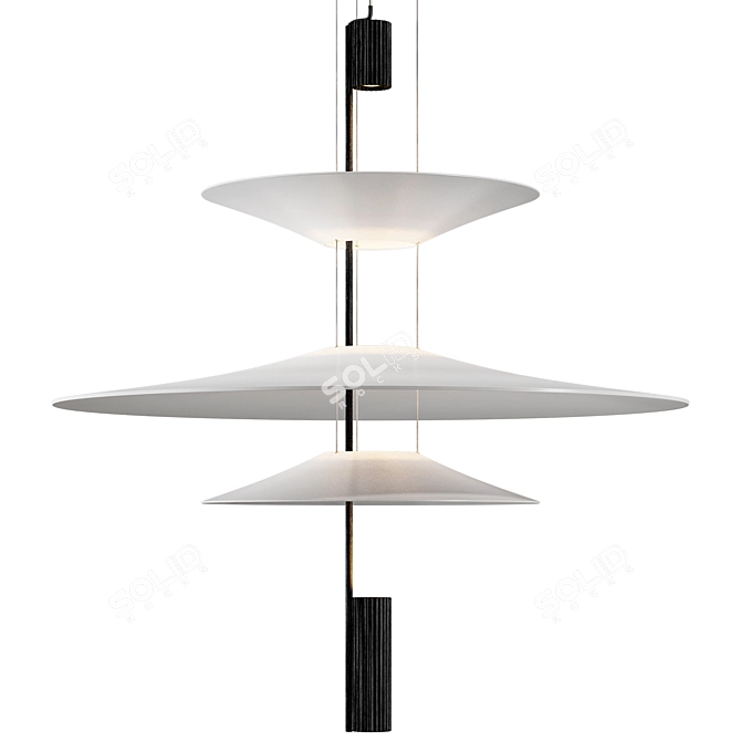 Modern Pendant Lamp Light VR Ready 3D model image 1