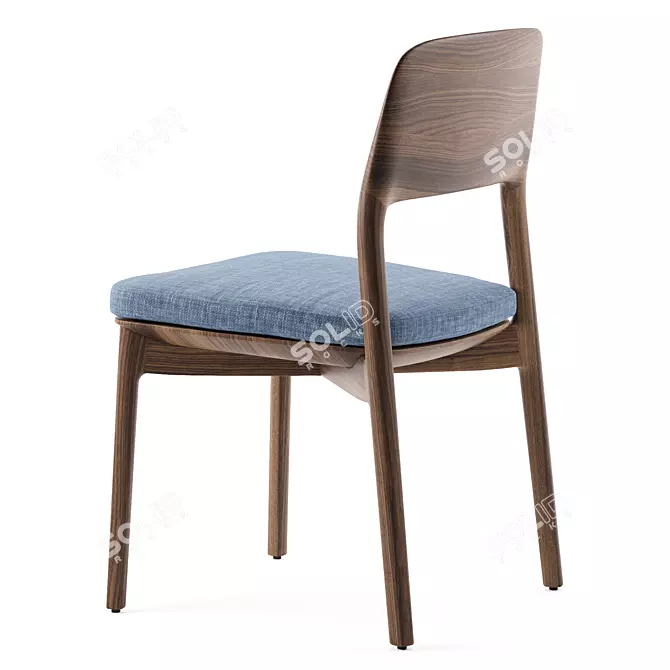 Elegant Emma Chair by Jouin 3D model image 2