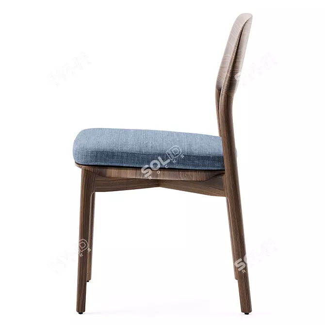 Elegant Emma Chair by Jouin 3D model image 4