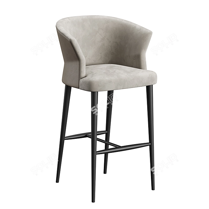 Barstool Tilt Konyshev 3D model image 1