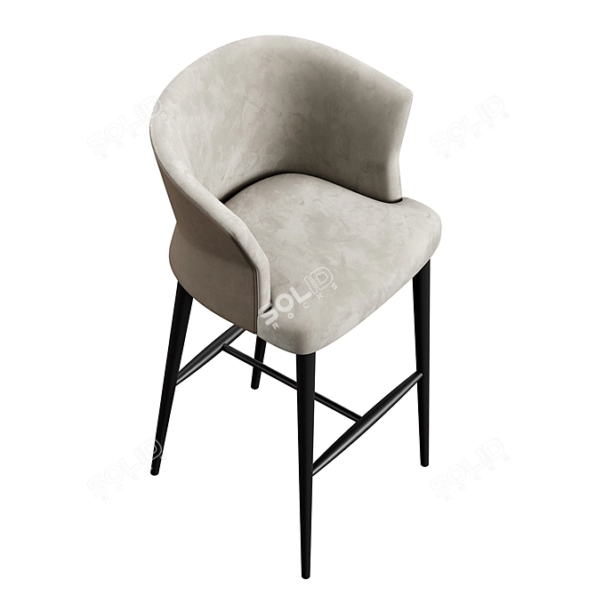 Barstool Tilt Konyshev 3D model image 4