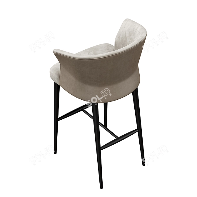 Barstool Tilt Konyshev 3D model image 5