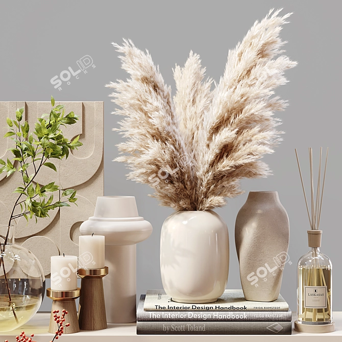 Luxury Decor Set 220 3D model image 4