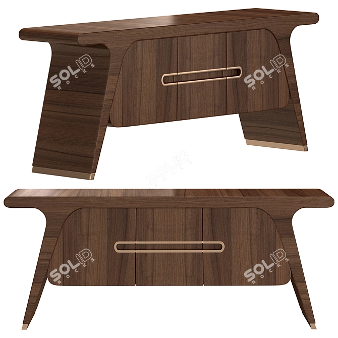 Modern Sideboard Stuart Furniture 3D 3D model image 1